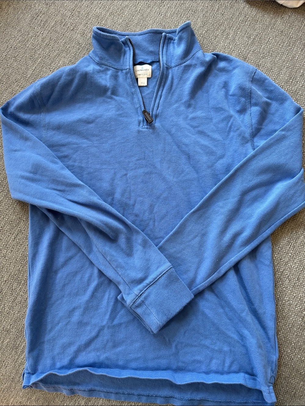 Crewcuts Light Blue Half-Zip Pullover